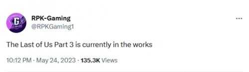 又有爆料!媒体人称《最后生还者3》正在制作中