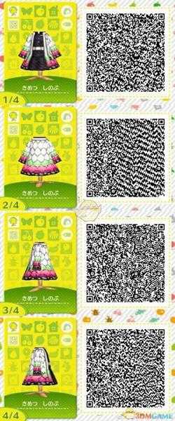 《集合啦!动物森友会》鬼灭之刃衣服二维码