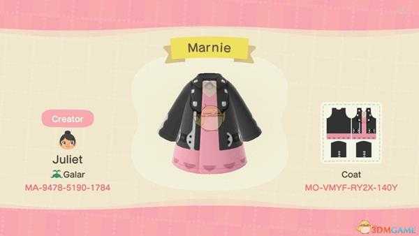 《动物森友会》宝可梦剑盾衣服代码分享