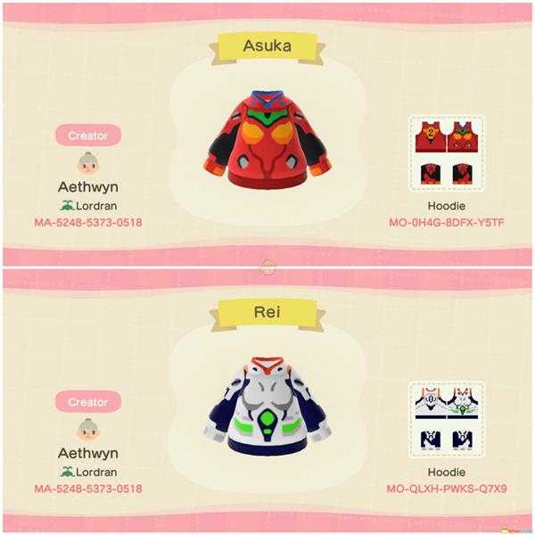 《动物森友会》EVA作战服代码分享