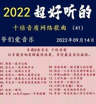 群星《2022超好听的十倍音质网络歌曲(41)》WAV分轨