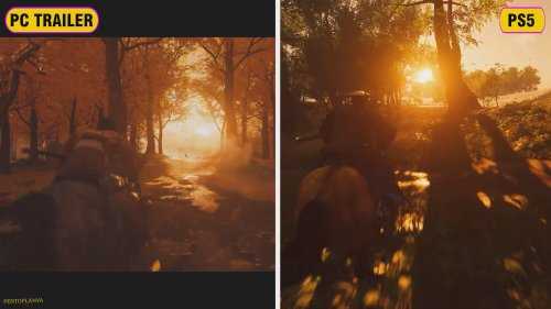 《对马岛之魂》PC/PS5版画面对比：光影变动增强氛围